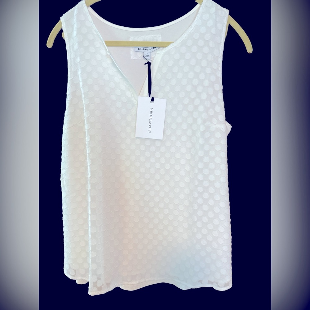 Sleeveless summer blouse